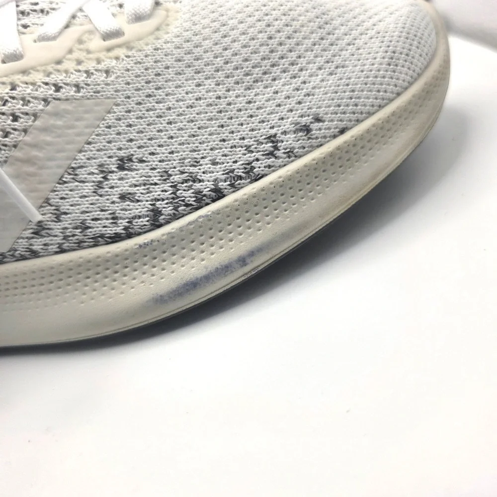 Adidas Purebounce+ Street Mens Running Shoes White Grey Knit Sneakers G27988